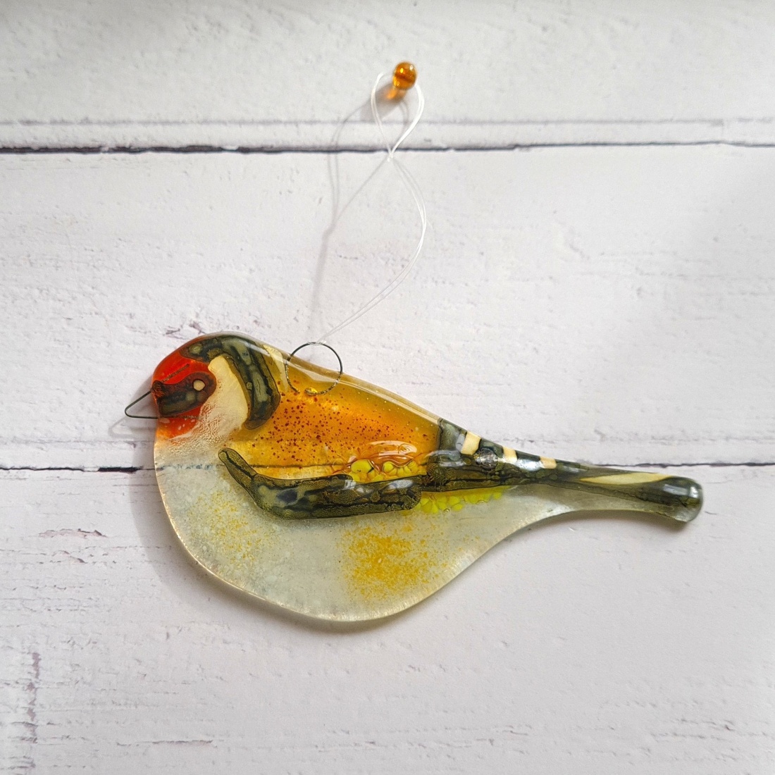 Hanging Goldfinch Suncatcher